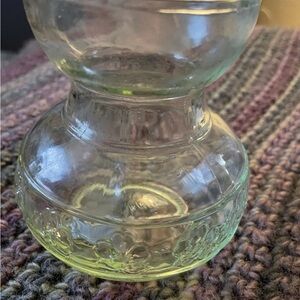 Elegant Green Glass Vase